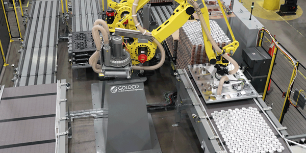 Goldco Robotic Bulk Depalletizer