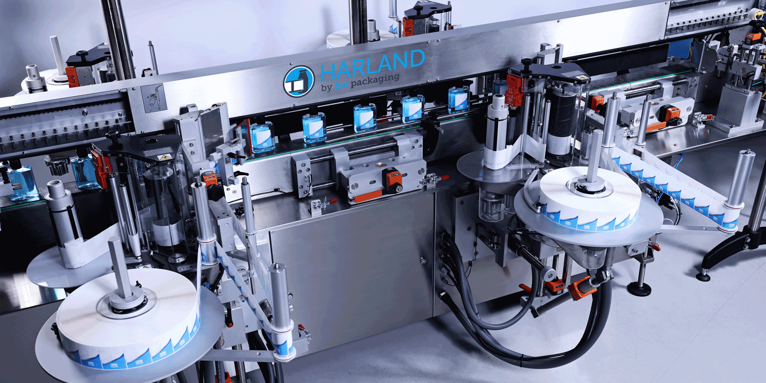 Harland Mercury Pressure Sensitive Labeler Oval Bottle