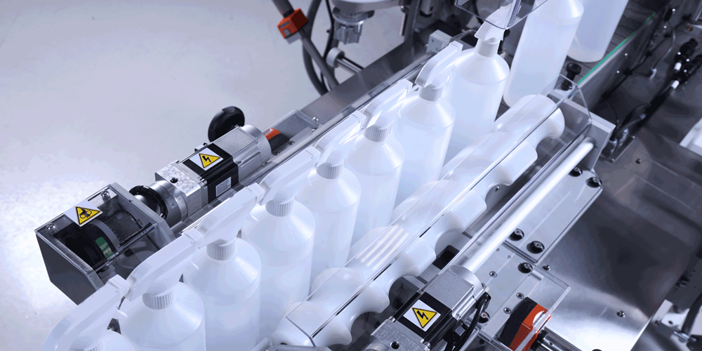 Harland Mercury Pressure Sensitive Labeler Trigger Bottle