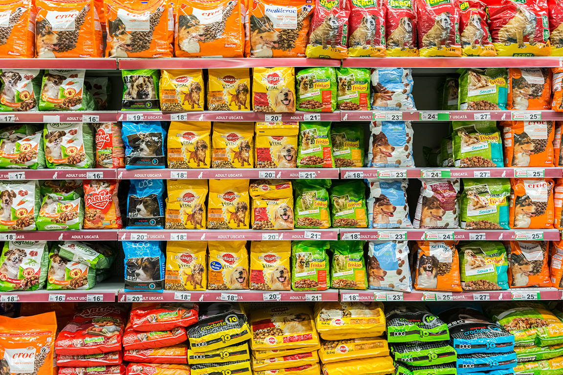 Pet Food Company optimaliseert de nauwkeurigheid van de productmix voor zakken van 10-20 lb.